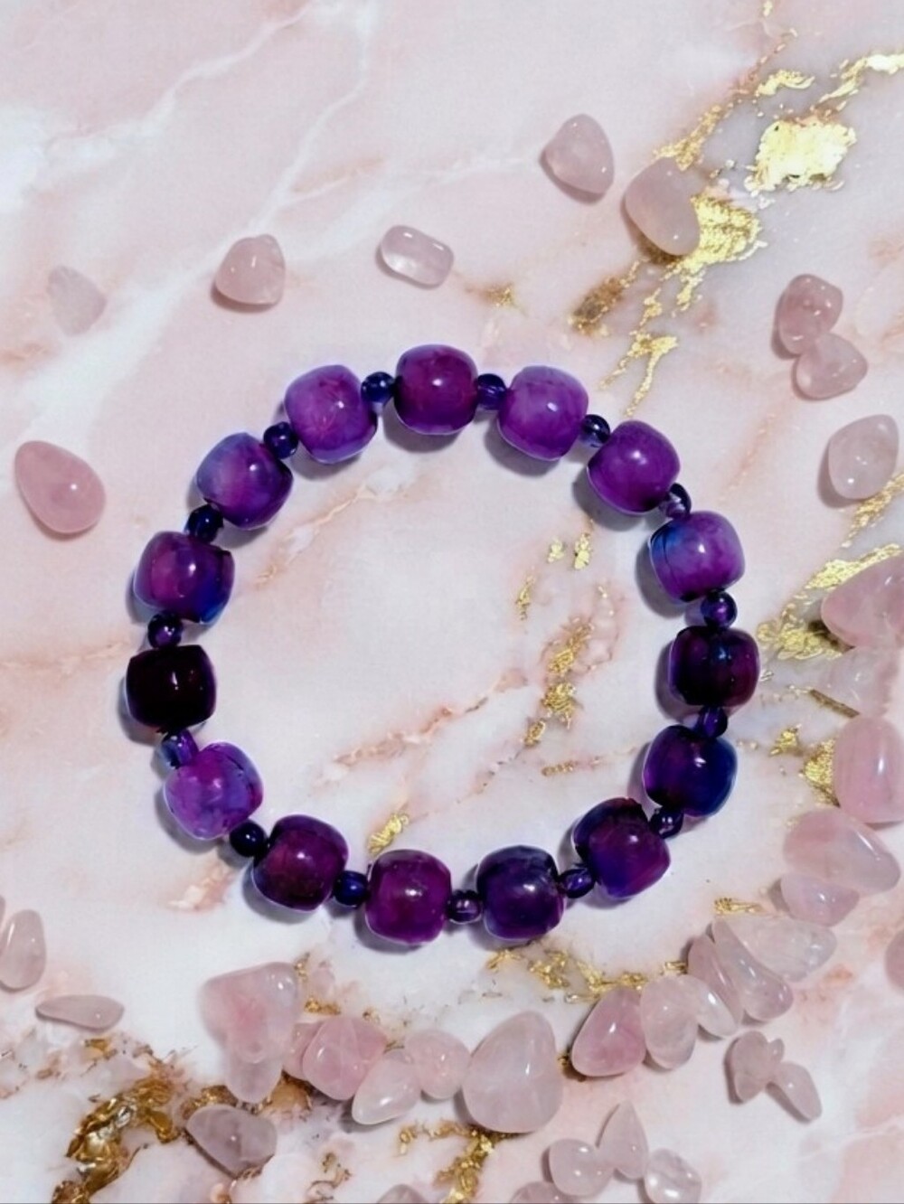 Jade/Amethyst Bracelet